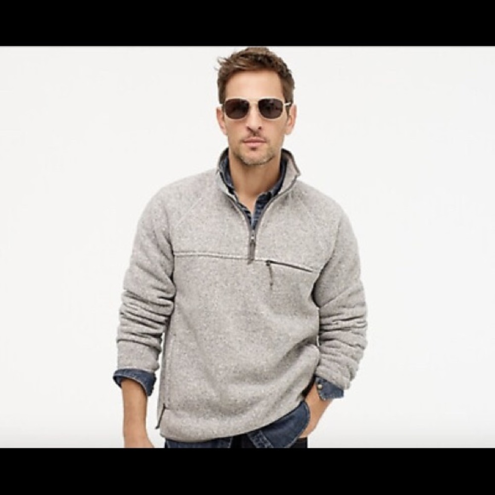 **NWT** J Crew Half-zip Fleece